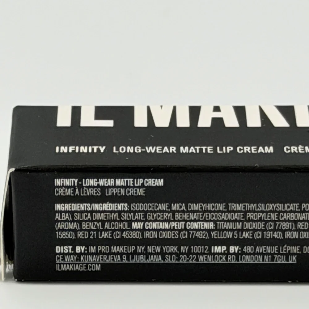 New In Box IL Makiage Infinity Long Wear‎ Lip Cream Color Matte Royal 401